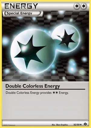 Double Colorless Energy