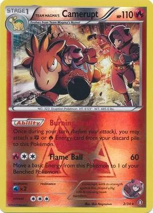 Team Magma's 喷火驼