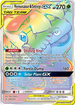 妙蛙花 & Snivy GX