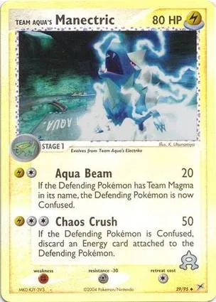 Team Aqua's 雷电兽
