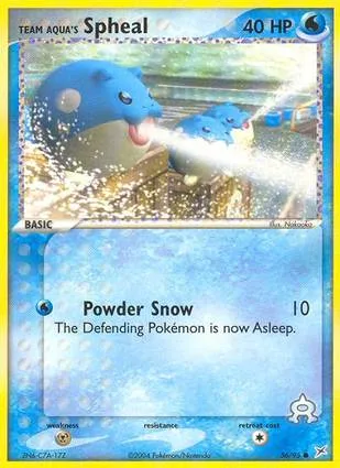 Team Aqua's 海豹球