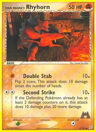 Team Magma's 独角犀牛